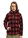 Produktbild Brandit TEDDYFLEECE JACKE MIT KAPUZE DAMEN WINTERJACKE JAGD OUTDOOR FLEECEJACKE, Größe:XXL, Farbe:Rot-Schwarz
