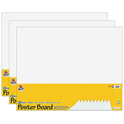 UCreate® Poster Board, White, 22