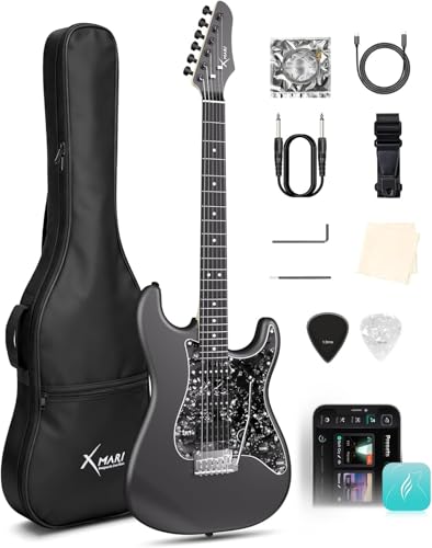 Enya XMARI Smart Electric Guitar with Built-in DSP Effects, 4 Presets, USB-C OTG Recording,...