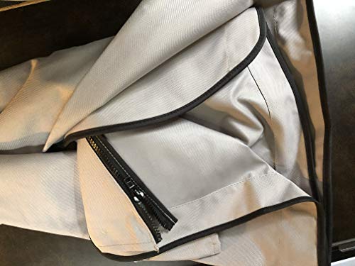 Cypress Rowe Outfitters Replacement Bimini Top Canvas With Boot, Beige, 10' Long X 8.5' Wide, 16Oz #TOP6