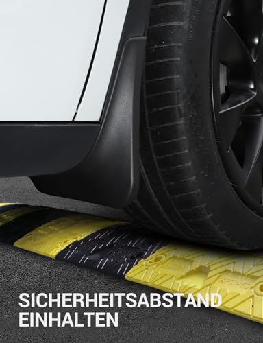 BASENOR 2020-2024 Model Y Schmutzfänger Splash Guards Kotflügel Kein Bohren Kein Klebeband Schmutzfänger All Weather Protector Kotflügel für Model Y Exterior Zubehör (4er Set)