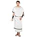TecTake dressforfun Déguisement toge Romaine Homme antiquité règle Empereur | Robe avec Ceinture en Style Brocart à Fermeture Auto-agrippante (S / M | no. 300398)