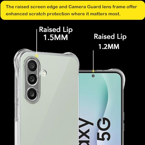 Image of Compatible for [ Samsung Galaxy F56 ] Bumper Back Case Cover for [ Samsung F56 ] - Transparent