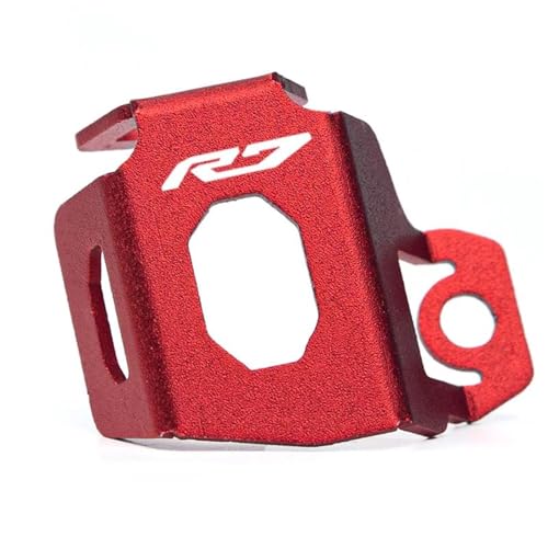 Protection réservoir frein alu CNC anodisé pour Yamaha YZF R7 Rouge