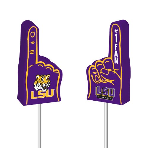 Rico Industries NCAA LSU Tigers Foam Finger Antenna Topper