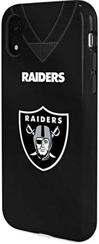 Skinit Pro Phone Case Compatible with iPhone XR - Officially Licensed NFL Las Vegas Raiders Team Jersey Design