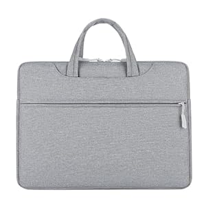 Pipisweet Graue Laptoptasche 15,6 Zoll