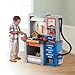 Step2 Deluxe Kids Workshop, Indoor/Outdoor Tool Bench for Children, Interactive Play with Sounds, Made of Durable Plastic, Includes 50 Piece Toy Accessories, For Toddlers 3+ Years Old