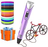 Caneta de Impressão 3D Profissional MAXBROTHERS Pode Ajustar Temperatura/Velocidade, Presente DIY Criativo