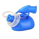 Gran capacidad: 2000 ML Colector de orina para hombres, 1,4 m con longitud de tubo. Buen ayudante para cuidar a los pacientes. Conveniente para el almacenamiento de adultos en orina de 24 horas.