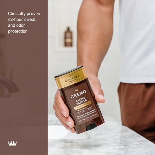 Image of Cremo Deodorant for Men, 48-hour Sweat and Odor Protection