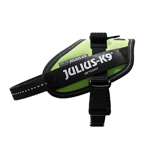 JULIUS K-9 IDC Powergeschirr, Größe: XS / Mini-Mini, Neon Grün, 16IDC-NE-MM