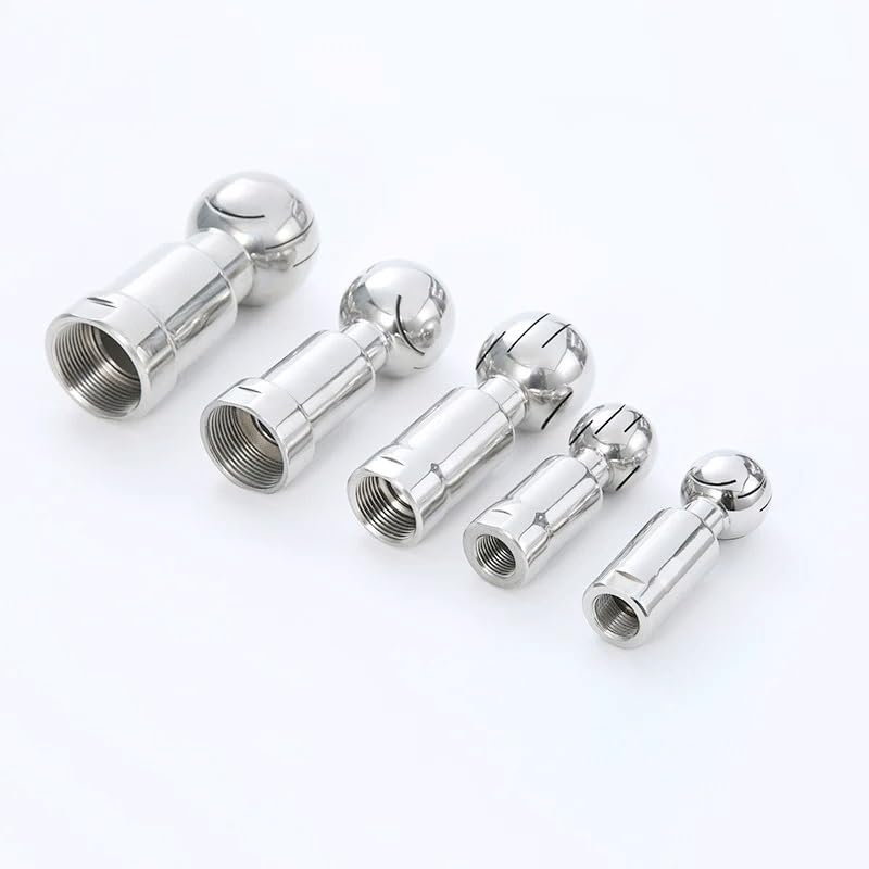 Rotary Spray Cleaning Ball Rotary Spray Ball 304 SS BSP Internal Thread CIP 360 Degree Rotating 28mm 1-2 inch(1.2 in)