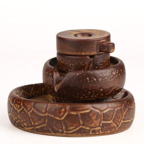 Titular Incienso Molino de Piedra Creativa de la Sala Difusor Perfume Hogar sándalo Horno de Madera de agar Quemador de Incienso Quemador de Incienso de té Ceremonia decoración
