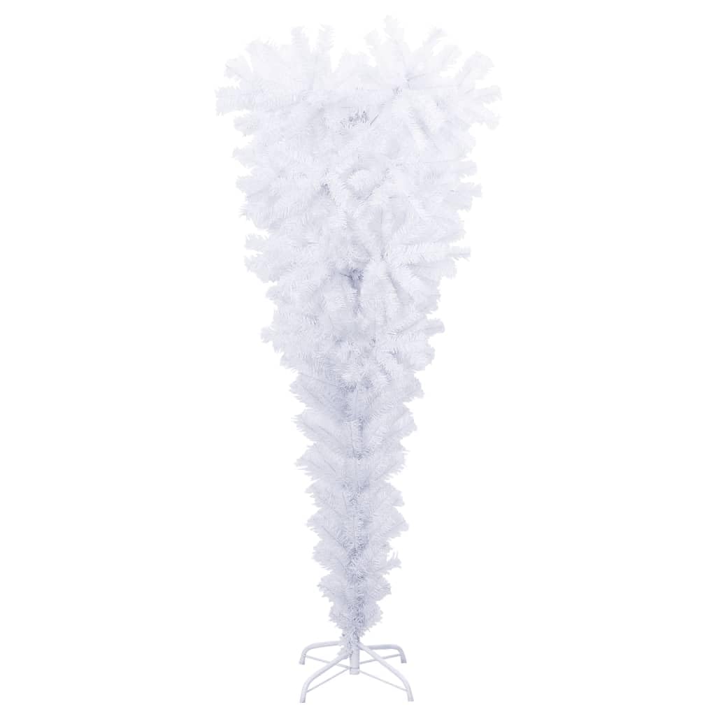 Árbol de Navidad al revés de 120 cm artificial para proteger adornos de mascotas y niños