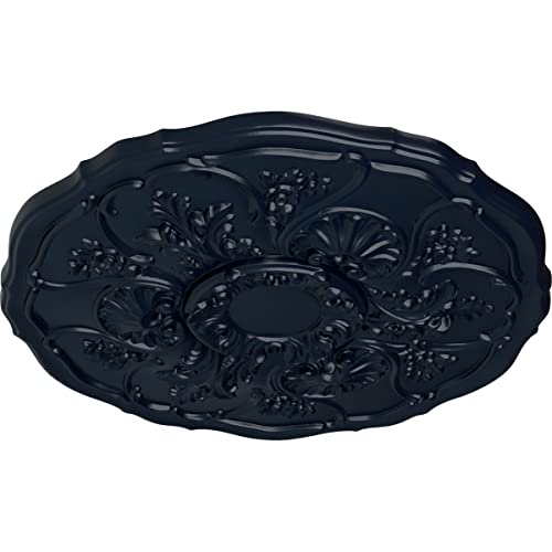 Image of Ekena Millwork CM22CNMDF Cornelia Ceiling Medallion, 22-1 /2 x 1-1 /2, Midnight Dream