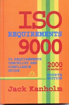 Hardcover ISO 9000 Requirements, 92 Requirements Checklist and Compliance Guide Book