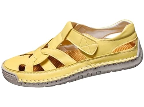 Fusecottc Women's Big Size Summer Breathable Round-Toe Sandals - Lightweight,