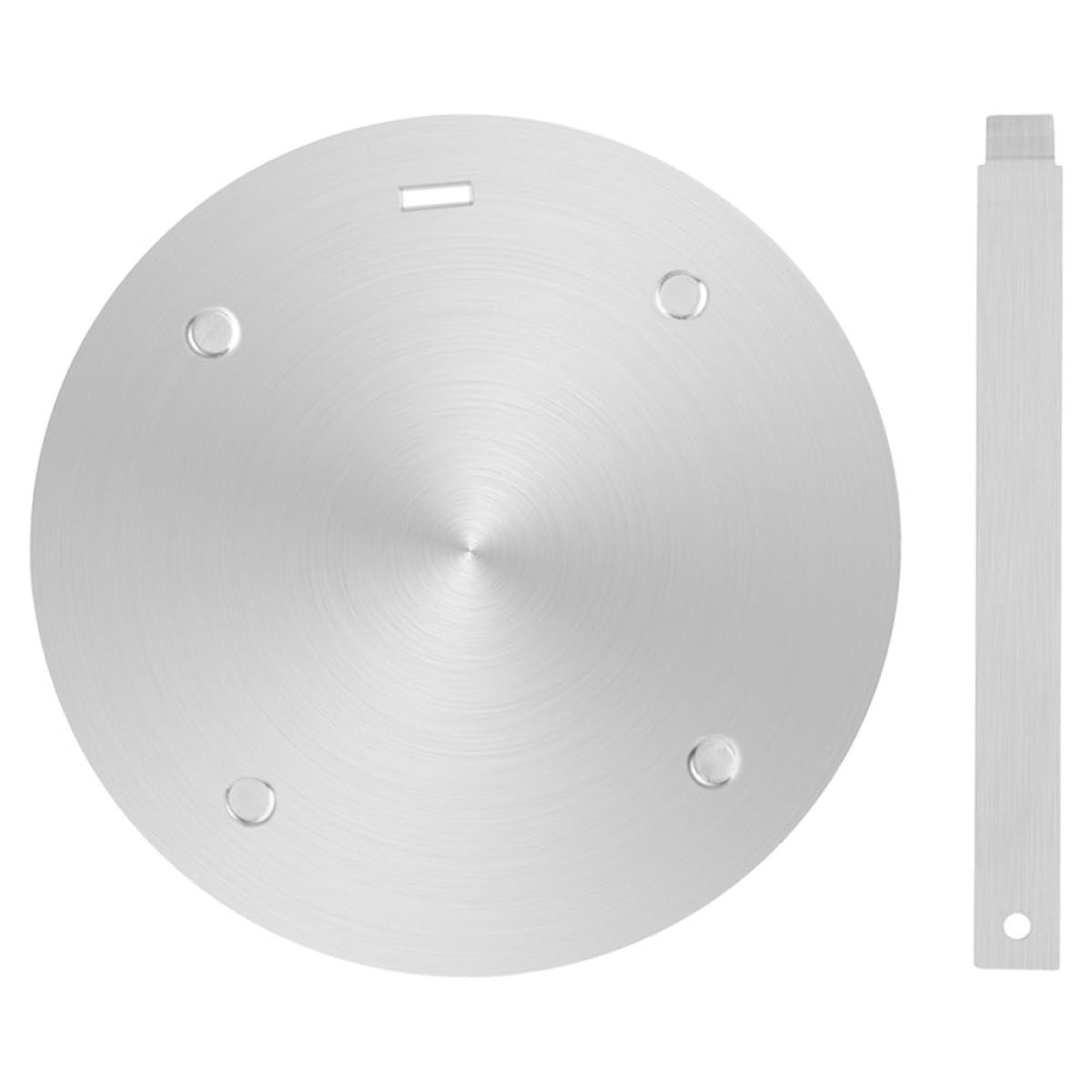 Placa Adaptadora Difusor de Calor de Acero Inoxidable para Inducción Resistente y Fácil de Limpiar Adecuado para Utensilios de Cocina en Gas y Eléctrica