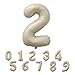 数字 バルーン ナンバーバルーン2 クリーム 白 32インチ 約80cm アルミ風船 誕生日 飾り付け 結婚式 記念日 お祝い