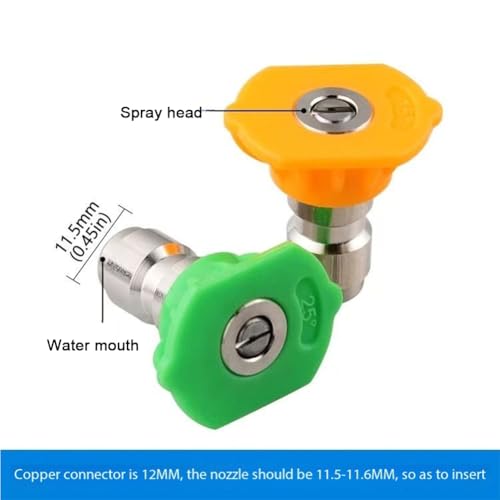 Boquilla para hidrolimpiadora con soporte multiorificio que evita pérdidas de accesorios 4