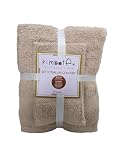 Ki Juego de Toallas de Baño Premium, 3 Piezas, Rosa Verde Azul Gris Beige, Rizo...