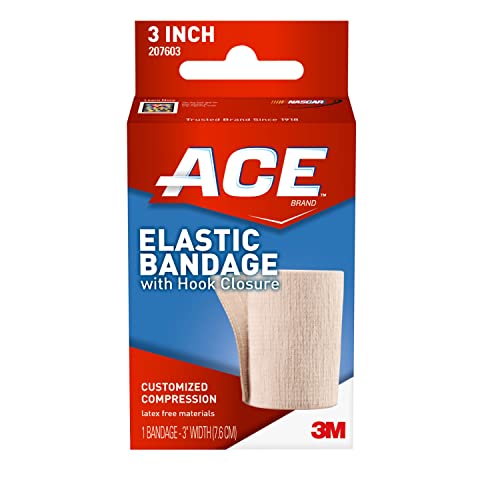 image for ACE Brand 3 inch Elastic Bandage with Hook Closure, 2-Pack, Great for 