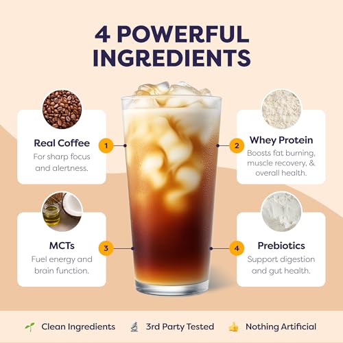 Javvy Protein Coffee for Cold Brew & Iced Coffee, Brownie Batter — view 4