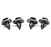 GooDeal 50pcs Plastic Rivet Fastener Mud Flaps Bumper Fender Push Clips 8mm for Nissan