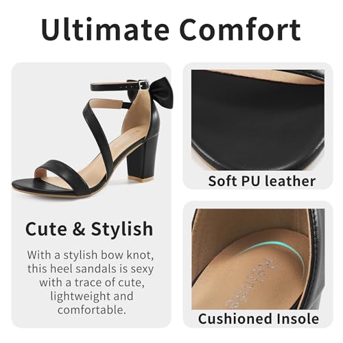 Image of Reimferce Womens Comfortable Heels for Wedding: No Blisters & Sore Feet by 40% Better Shock Absorption During Wedding - 8-Hour Keeping Pain-Free for Brides & Bridesmaids