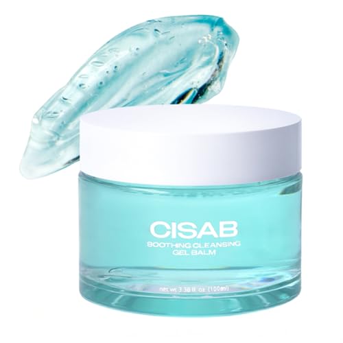 CISAB Soothing Cleansing Gel Balm 3.38 fl.oz. - Korean Makeup Remover | Facial Cleanser, Control Sebum