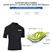 WYYHAA 2Mm Neoprene Shorty Wetsuits for Men Women, Short Sleeve Diving Suits with Front Zipper UV Protection for Snorkeling Surfing Swimming,Men1,4XL