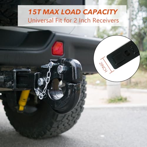 BHock Auto 33,000 lbs Heavy-Duty Pintle Hitch for 2 Inch Receiver by BHock Auto - Used condition - Image 2