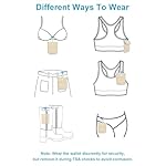 RFID-Blocking Travel Bra Wallet, Hidden Money Pouch with Adjustable Elastic Strap, Ideal Secret Pocket Protect Your Passport Credit Cards Valuables - Image 3