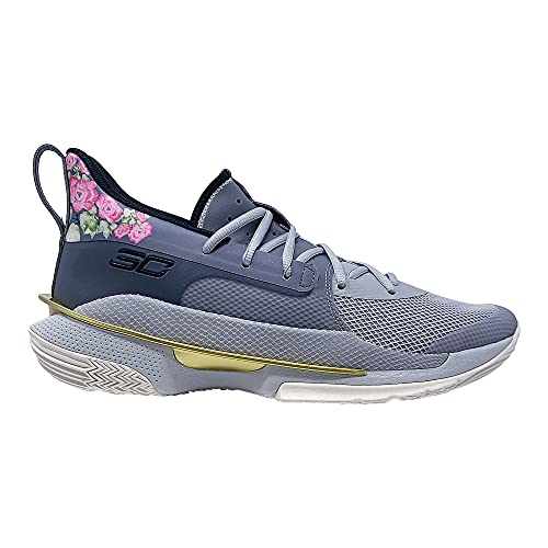 Under Armour Tênis de basquete infantil Curry 7, Cinza (Mod Gray), Halo Grey), 7 Big Kid