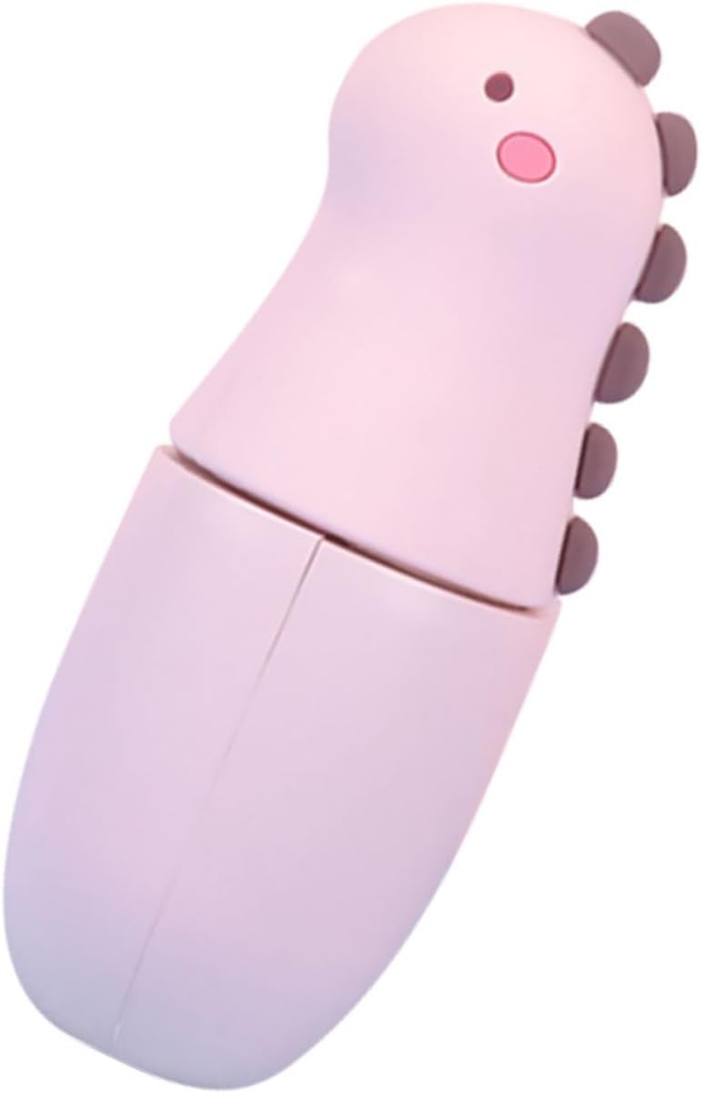 Portable Nanometer Facial Steamer for Women Cartoon Mini Cool Mist Sprayer USB Rechargeable Moisturizing Device for Face Hands Travel and Office Use Easy Operation
