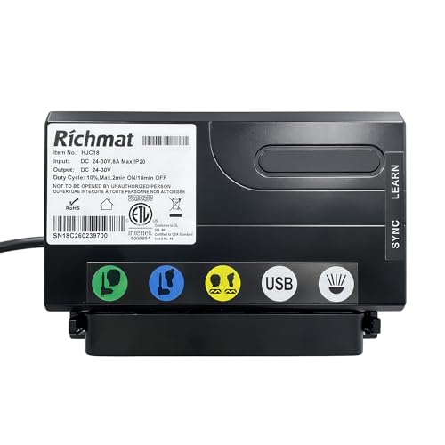 Adjustable Bed Richmat HJC18 Control Box Compatible with HJH109 Remote by Uetmulik - Image 2