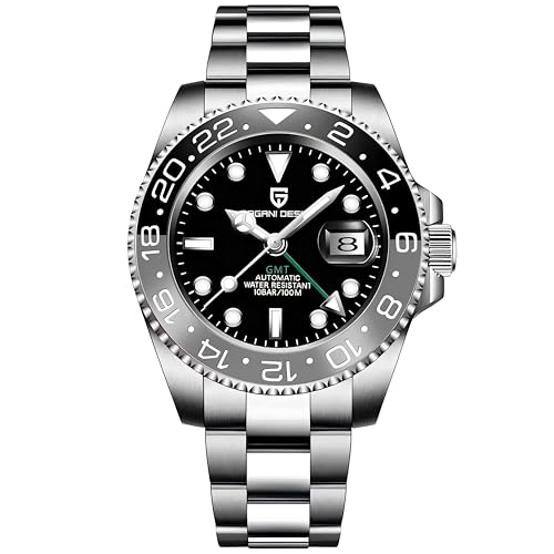 CADISEN Mechanische Uhren padn-01-1662, Schwarz / Grau, Klassisch