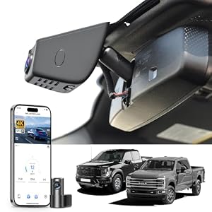 Mangoal Front 4K Rear 1080P Dash Cam for F150 2018-2026 F250-F450 2020-2026