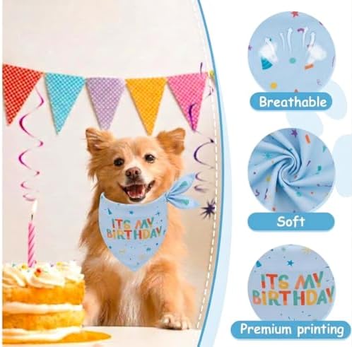 YummiPaws Dog Birthday Bandana (Meidum) - 1