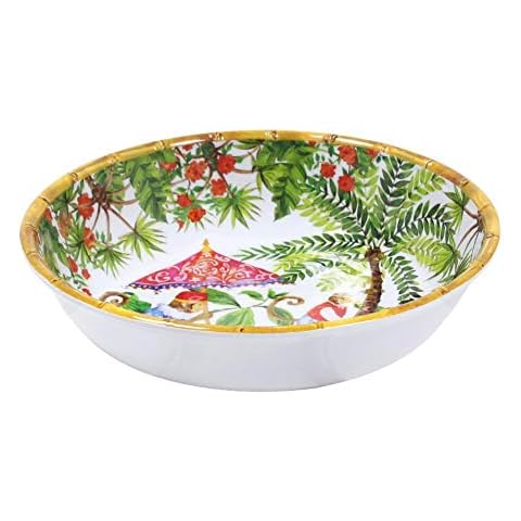 Assiette Creuse Mélamine Singes de Bali Cover