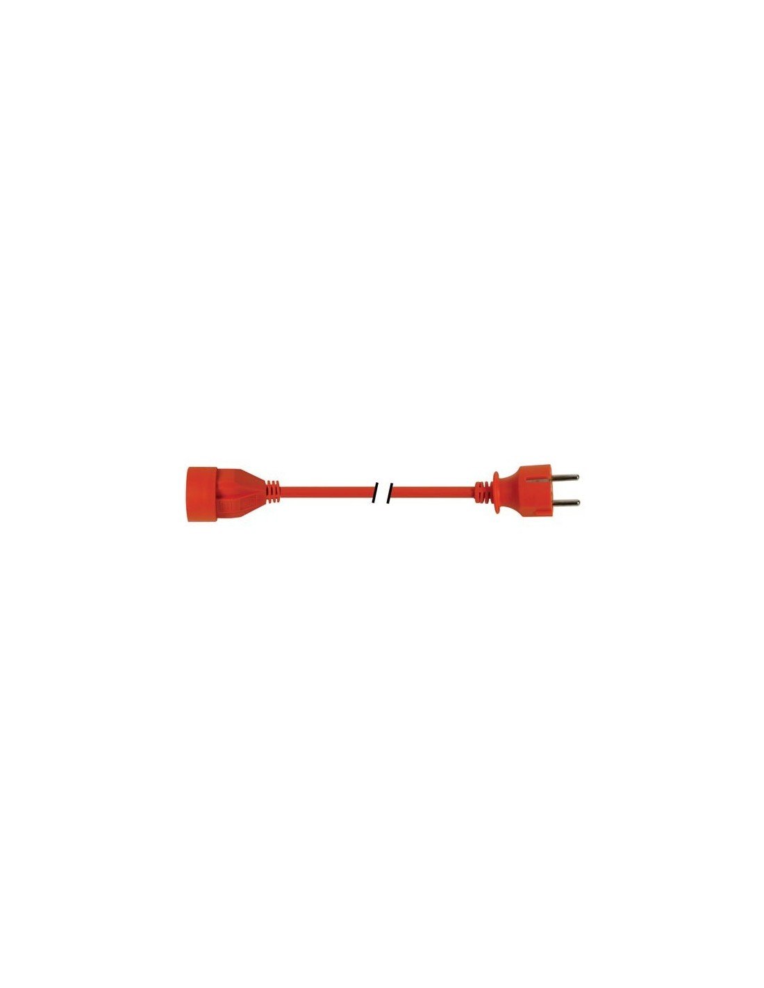Perel Cable de extensión, H05VV-F 3G1.5, 20 m, 16 A/230 V, 3500 W, Tipo E/F, Schuko, para Uso Interior, PVC, Naranja