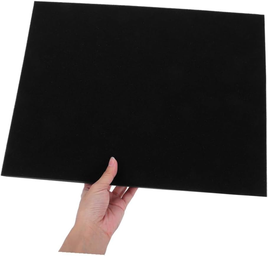 4pcs Black Foam Padding Sheets 405x305x25mm Shipping Protection Pads Packaging Foam Insert for Cushioning and DIY Packing Supplies