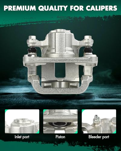 Image of SCITOO Rear Driver Side Disc Brake Caliper 19B6696 Compatible For Nissan For LEAF 2011-2022,For Nissan For Rogue 2014-2020,For Nissan For Rogue Sport 2017-2022,With Bracket 1PC