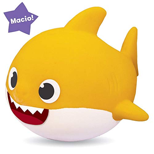 Boneco Baby Shark, Elka, Amarelo