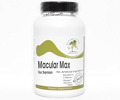 Macular Max for Seniors ~ 180 Capsules - No Additives ~ Naturetition Supplements