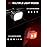 Cuvccn Bike Lights, Rechargeable Bicycle Lights Set Super Bright 8+12 Modes, IPX6 Waterproof Bike Lights for Night Riding/Cycling Safety, Front and Back Taillight Reflectors, 58 Hrs Long Battery Life