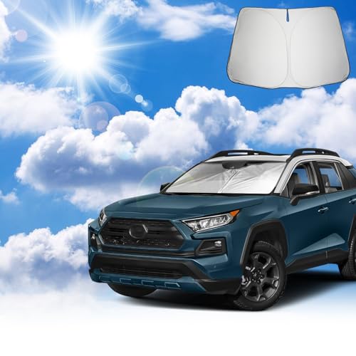 Coleya Windschutzscheibe Sonnenschutz Kompatibel mit Toyota RAV4 XA50 2019-2024