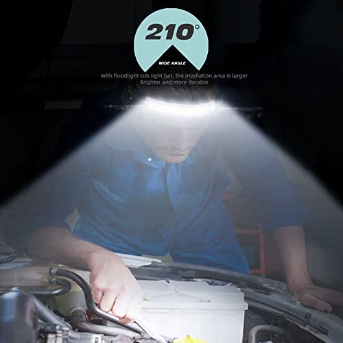 Edomi LED Headlamp Rechargeable - 210° Wide Beam Headband USB Head Lamp Flashlight Lightweight Head Lights with 3 Modes Headlamps for Adults Outdoor Camping Hiking Running