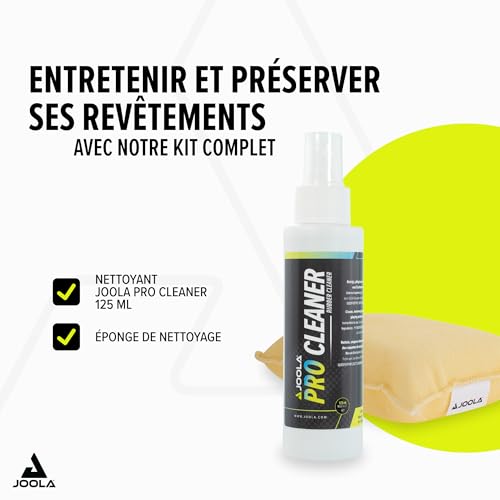 JOOLA Kit Pro Cleaner Nettoyeur et éponge de Nettoyage pour Le Tennis de Table, durchsichtig, 125ml – vue 2